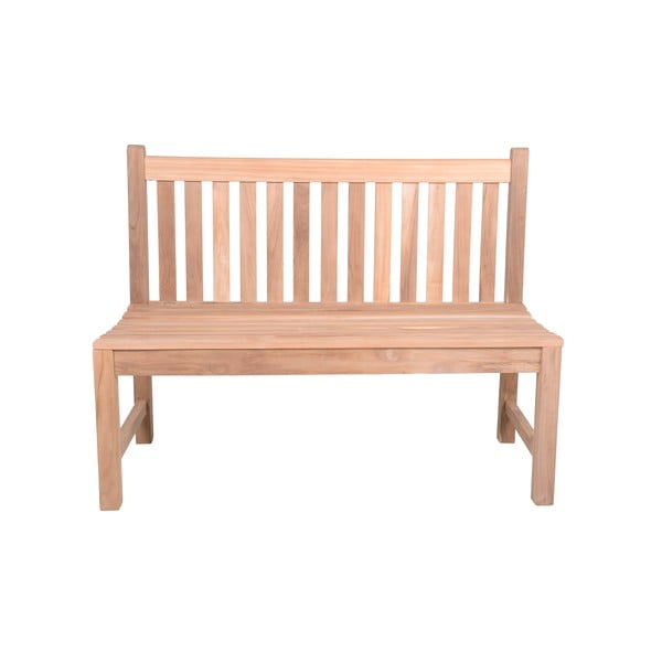 Bancă de grădină în culoare naturală din lemn masiv Solo – Garden Pleasure