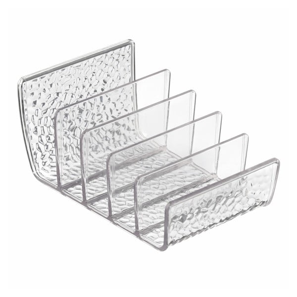 Organizator transparent pentru palete de machiaj iDesign Rain-image-1