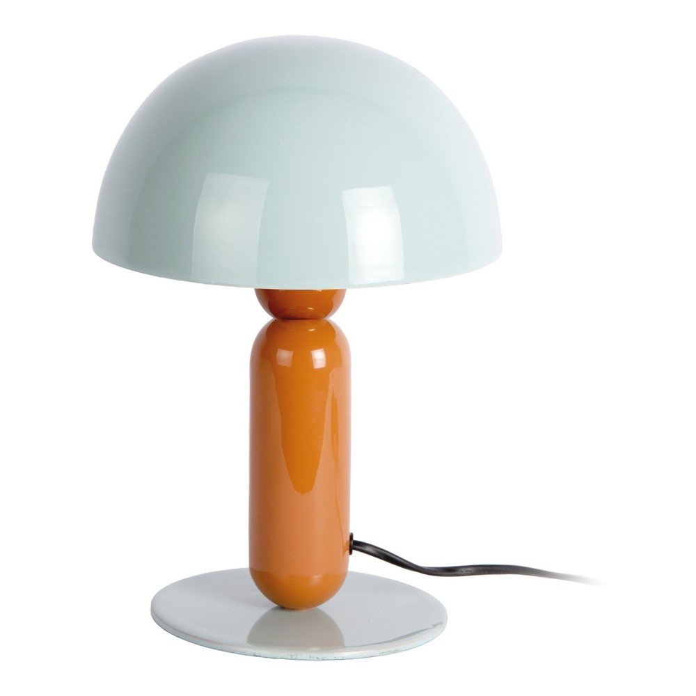 Veioza portocalie/albastru prafuit din metal (inaltime 30 cm) Firenze round – Leitmotiv