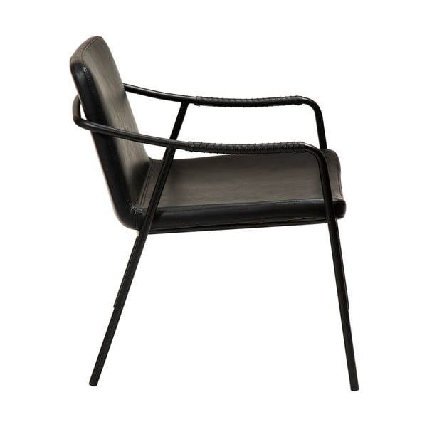 Fotoliu din piele artificială DAN-FORM Denmark Boto, negru-image-3