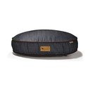 Pat pentru animale de companie albastru închis pentru câini ø 90 cm Round Bed Denim Medieval Blue / Dark Chocolate M – P.L.A.Y.