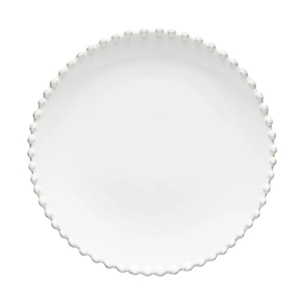 Farfurie desert din gresie ceramică Costa Nova Pearl ⌀ 22 cm alb