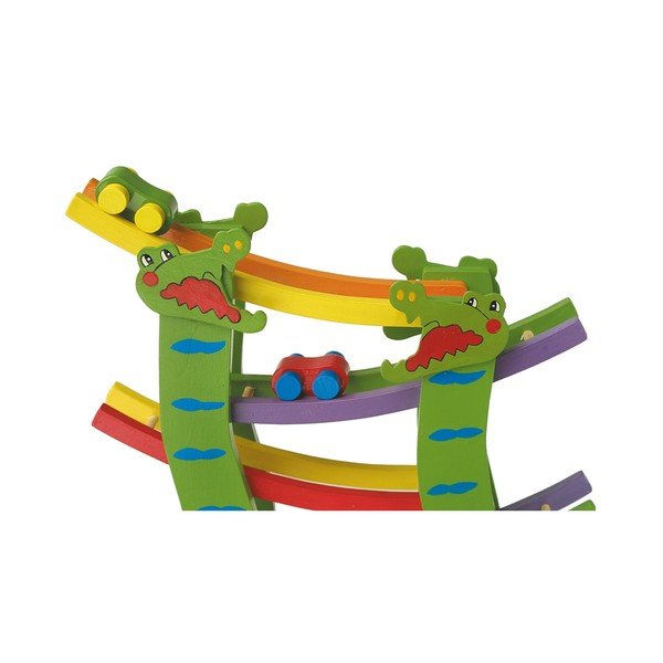 Circuit cu bile din lemn Legler Crocodile-image-1