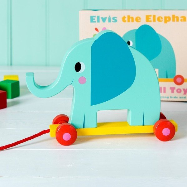 Jucărie din lemn Rex London Elvis The Elephant-image-3