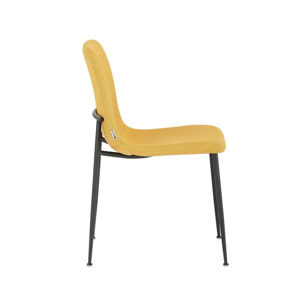 Scaune de dining galbene 2 buc. Faye - Støraa-image-2