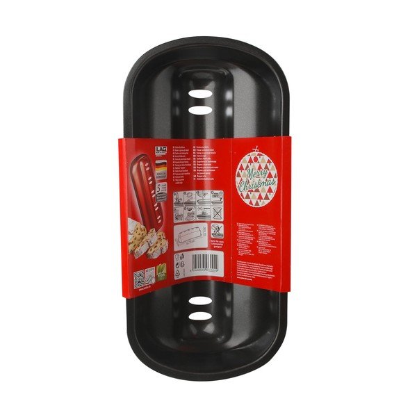 Formă de chec roșie din oțel Zenker Sparkling Christmas 31 x 15 cm-image-1