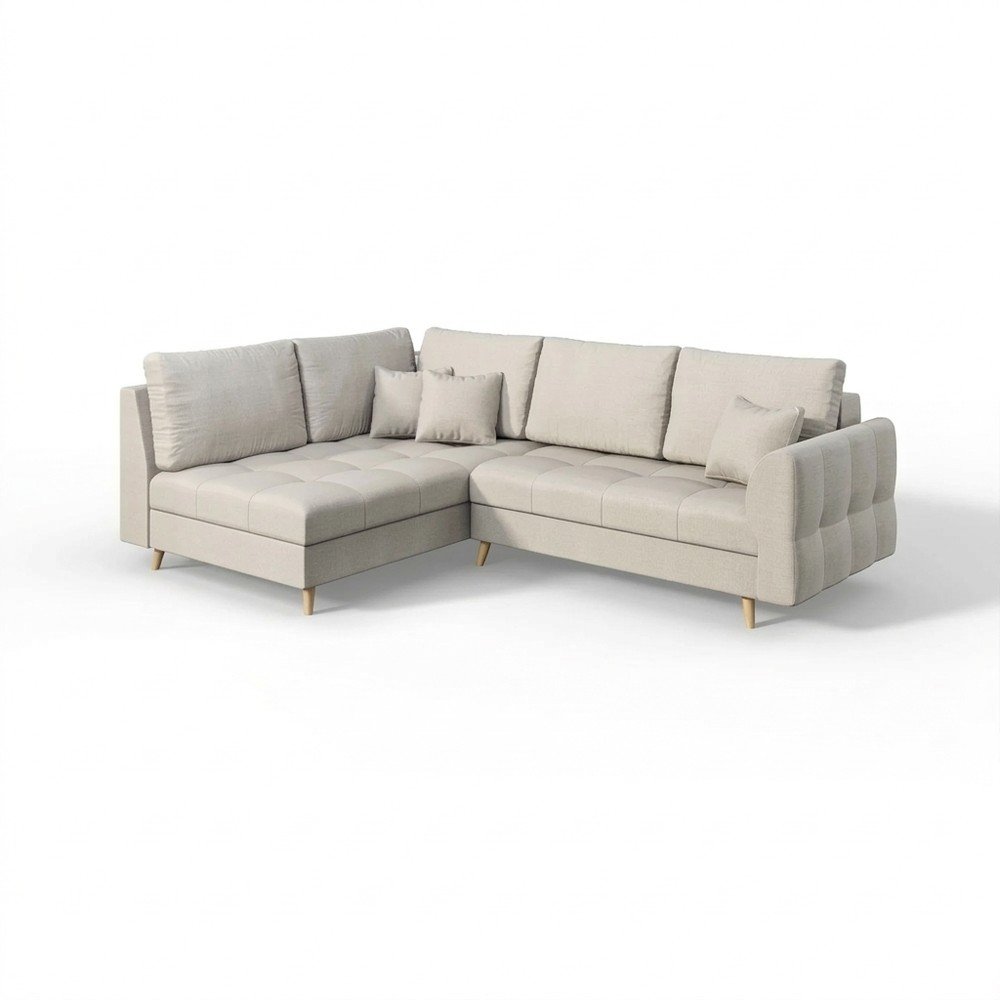 Colțar crem (pe partea stângă ) Ariella – Ropez