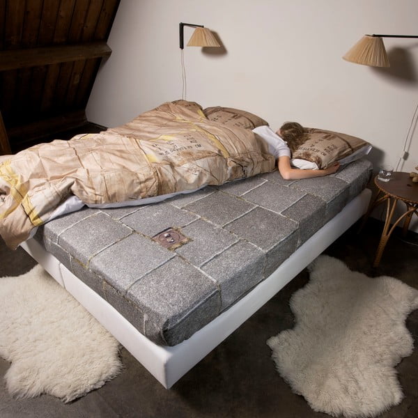 Lenjerie de pat Snurk Le-Clochard, 200 x 200 cm-image-1