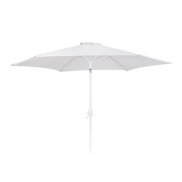 Umbrelă de soare albă ø 350 cm Alba – LDK Garden