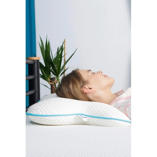 Pernă anatomică cu umplutură de spumă cu memorie 46x55 cm – Mila Home-image-2