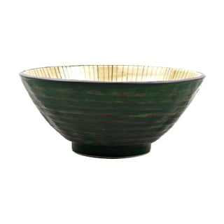 Bol din ceramică MIJ, ø 20 cm, verde-galben