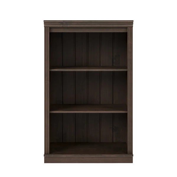 Bibliotecă maro închis din lemn de pin 74x118x35 cm Anita – Støraa