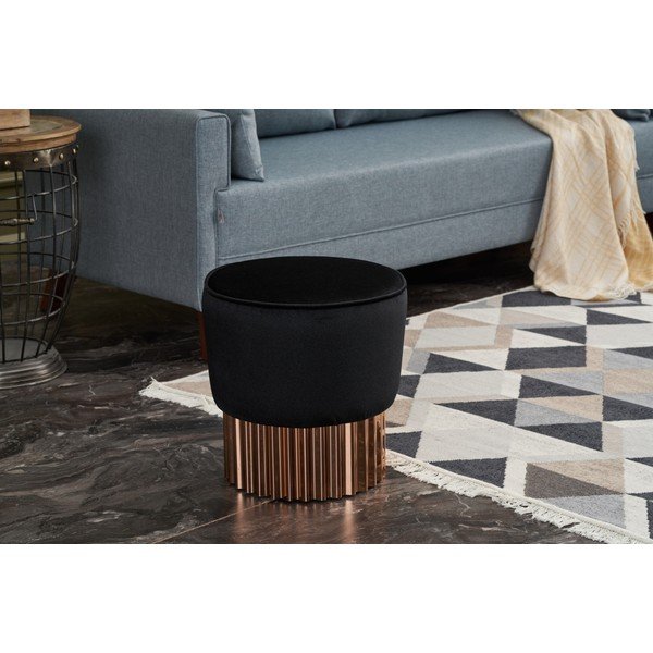 Taburet negru Living – Artie-image-3