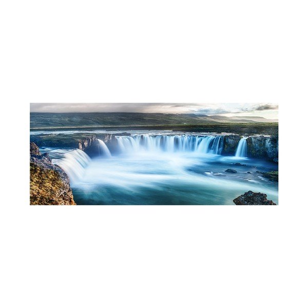 Tablou Styler Godafoss, 125 x 50 cm