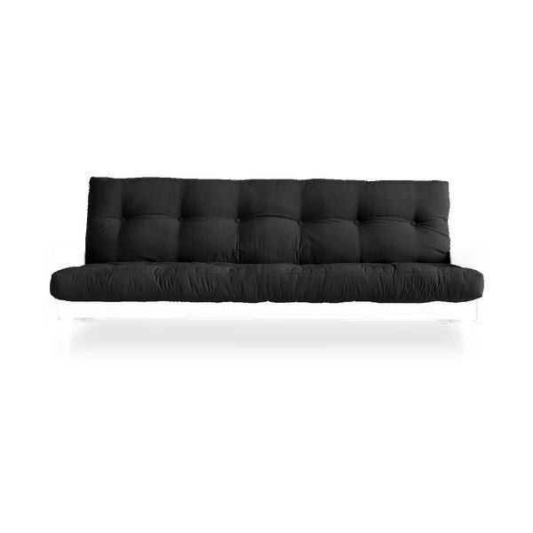Canapea variabilă Karup Design Indie White/Dark Grey, gri închis