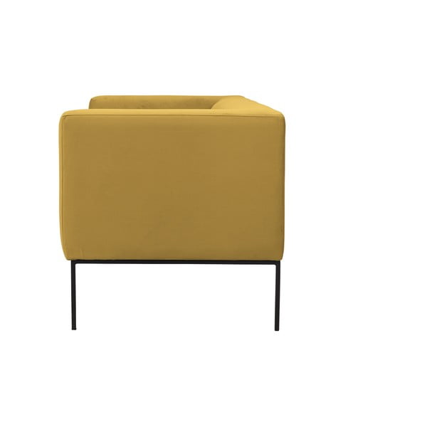 Canapea cu două locuri Windsor & Co Sofas Neptune, galben-image-2