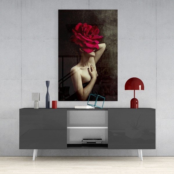 Tablou din sticlă Insigne Rose-image-1