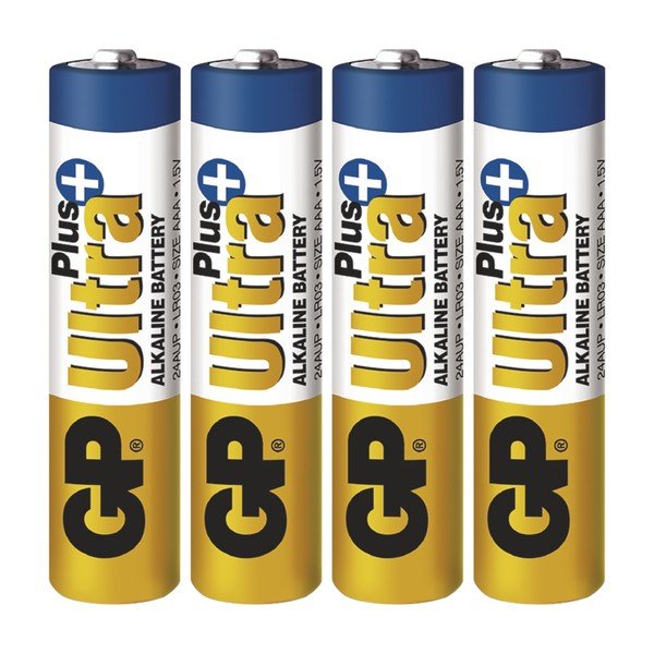 Set 4 baterii alcaline EMOS GP Ultra Plus AAA-image-1