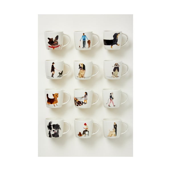 Cană albă din porțelan 400 ml Computer Cat – Maxwell & Williams-image-1