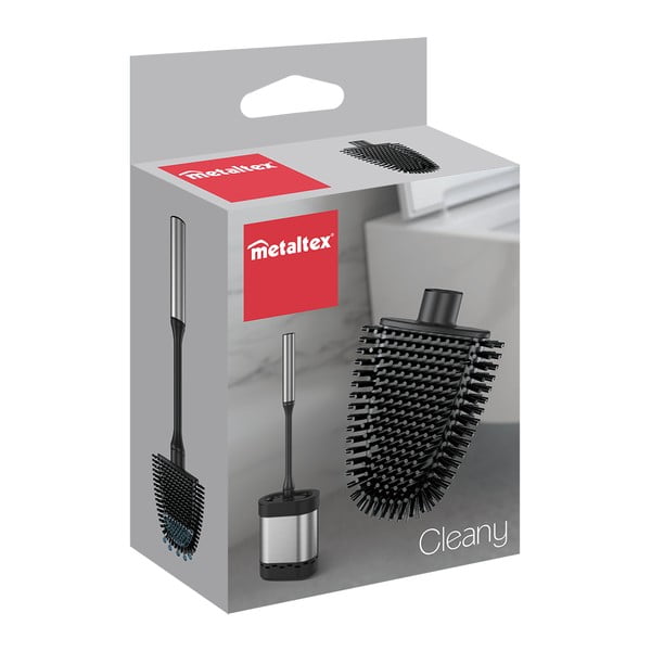 Perie de WC neagră – Metaltex-image-2