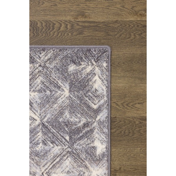 Covor gri din lână 160x240 cm Moire – Agnella-image-3