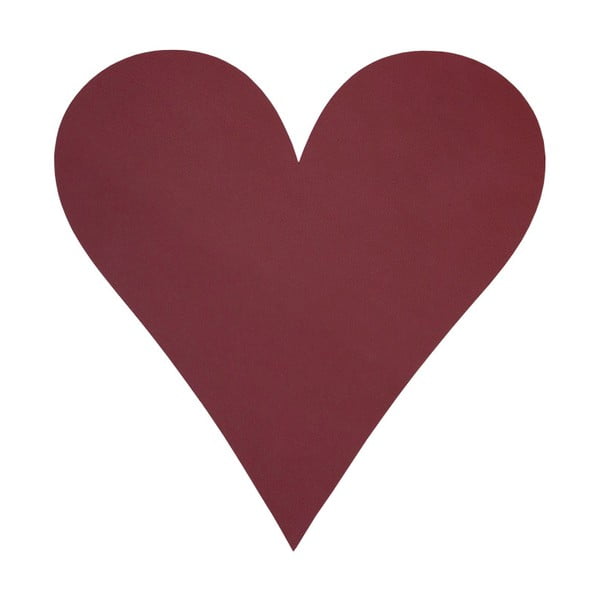 Suport pentru farfurii din piele ecologică 30x30 cm Heart Nupo – LIND DNA