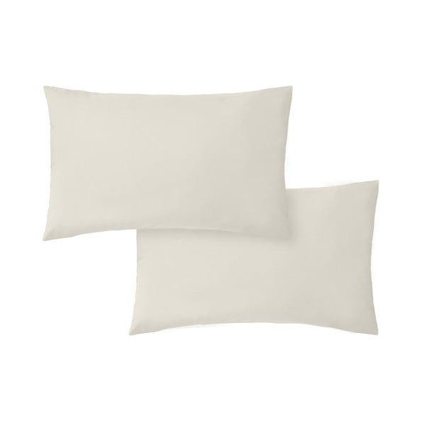 Fețe de pernă 2 buc. din bumbac percal 50x75 cm Cotton Percale – Bianca