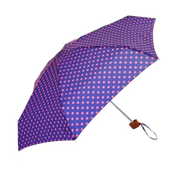 Umbrelă Ambiance Bright Polka Dots Purple, violet