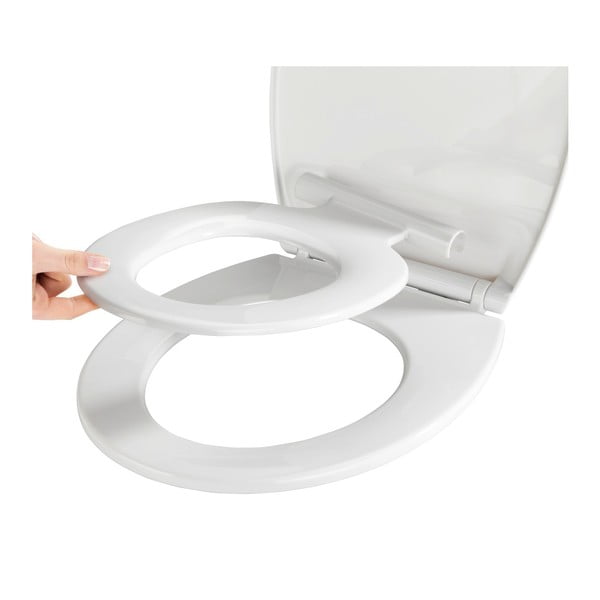 Capac WC 2 în 1 Wenko Syros, 44, x 37,5 cm-image-1