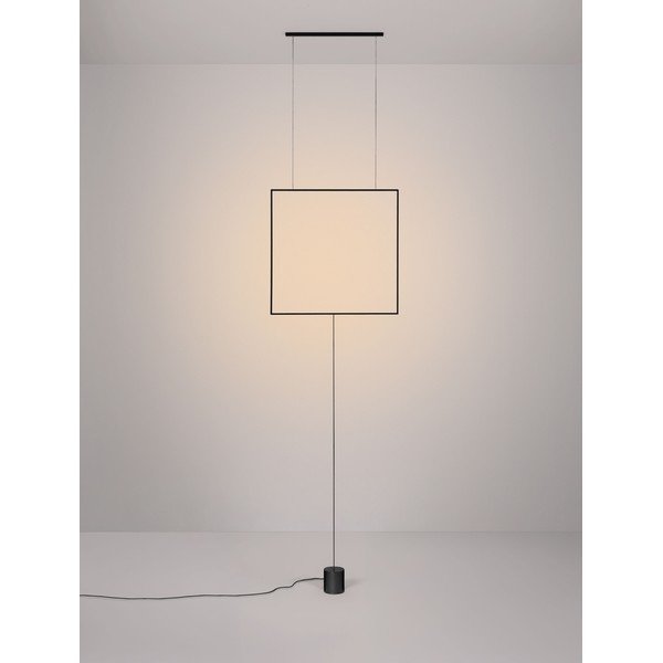 Lampadar negru mat LED din metal (înălțime 392 cm) Dahlia – Nova Luce-image-2