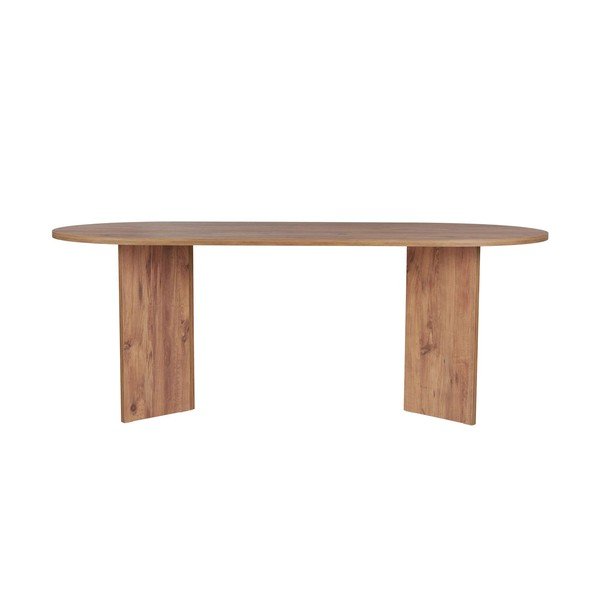 Masă de dining cu aspect de lemn de pin 90x200 cm Sabella – Kalune Design