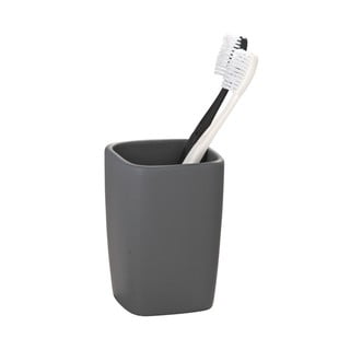 Recipient din ceramică pentru periuțele de dinți Wenko Faro, gri