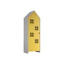 Șifonier pentru copii din lemn de pin alb-galben 37x172 cm Casami Bruges – Vipack