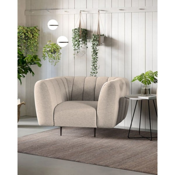 Fotoliu bej Shel – Ghado-image-1