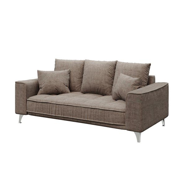 Canapea devichy Chloe, 204 cm, bej închis-image-2