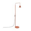 Lampadar cărămiziu cu structură flexibilă din oțel (înălțime 165 cm) Zylo – Sollux