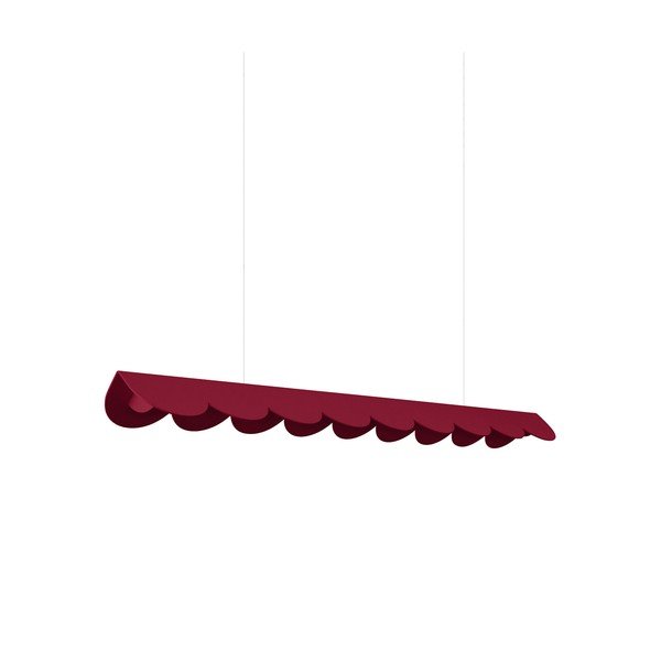 Lustră burgundy LED din aluminiu BISCUIT – Thoro