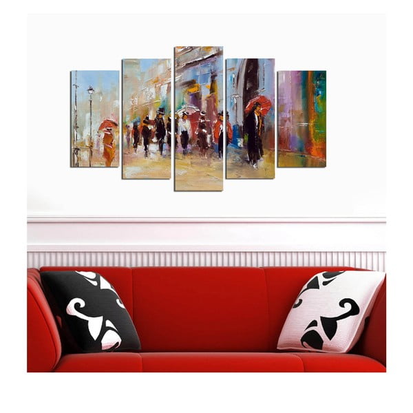 Tablouri 5 buc. 20x60 cm – Wallity-image-1