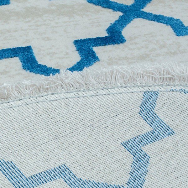 Covor Rusallo Azul, ⌀ 150 cm-image-1