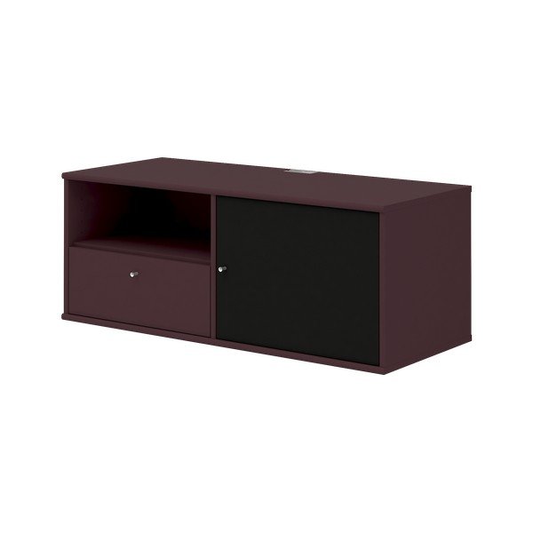 Comodă TV Mistral 222, roșu vișiniu-image-3