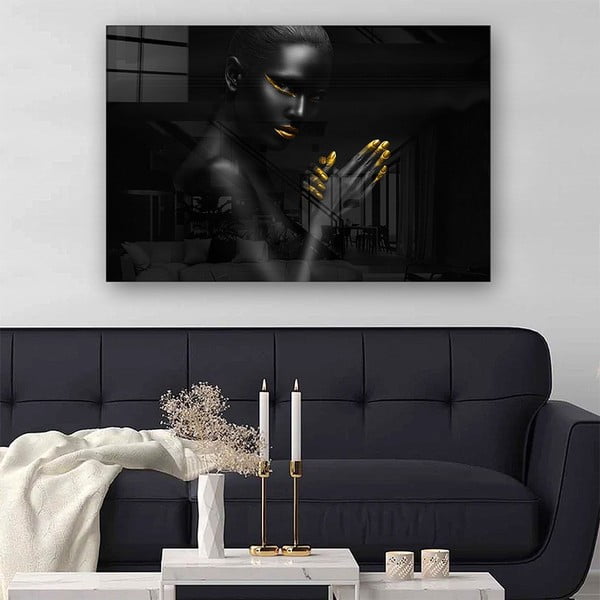 Tablou din sticlă 100x70 cm – Wallity-image-1