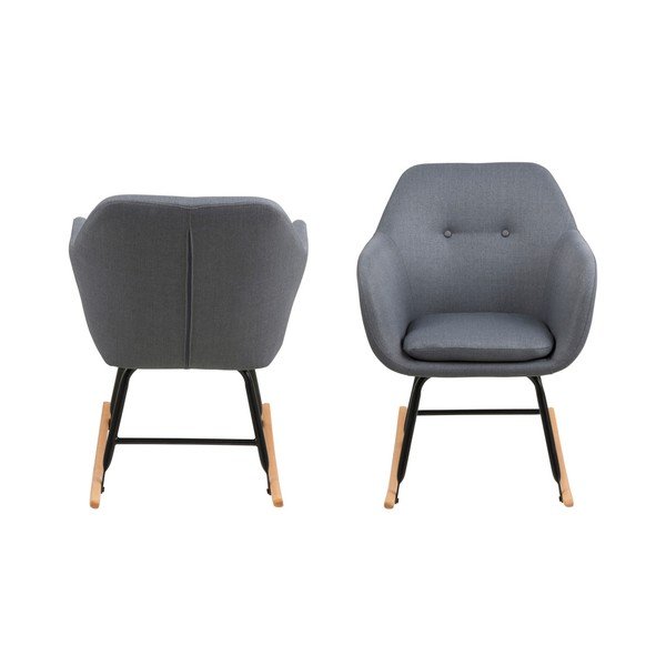 Fotoliu balansoar Actona Emilia, gri închis-image-3