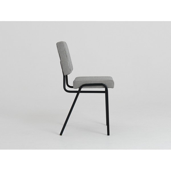 Scaun de sufragerie alb-negru Simple - CustomForm-image-2