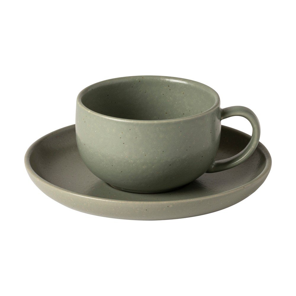 Ceașcă verde din gresie ceramică 210 ml Pacifica – Casafina