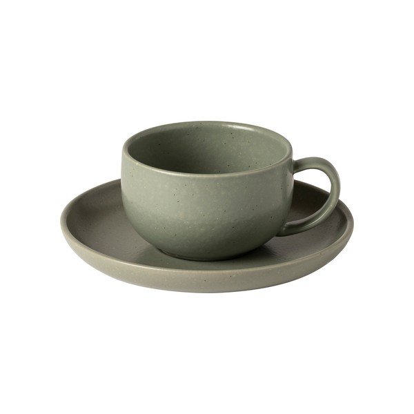 Ceașcă verde din gresie ceramică 210 ml Pacifica – Casafina