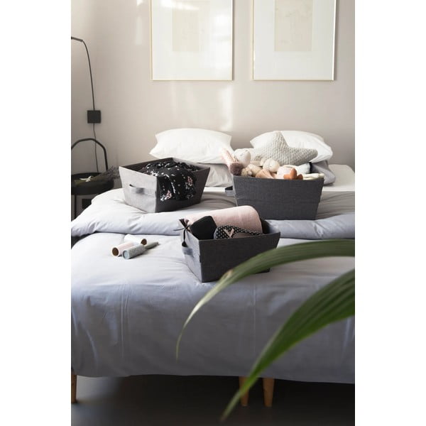 Coș de depozitare de depozitare din material textil 34,5x45x25 cm Soft Storage – Bigso Box of Sweden-image-1