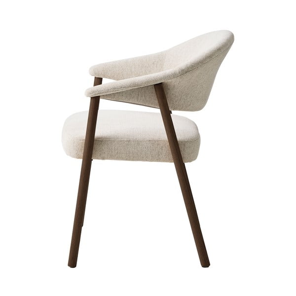 Set de scaune de sufragerie crem cu cotiere 2 buc. din lemn de stejar Elk – Unique Furniture-image-3