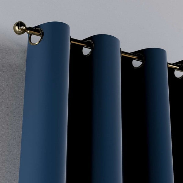 Draperie albastră 260x130 cm Posh Velvet - Yellow Tipi-image-3