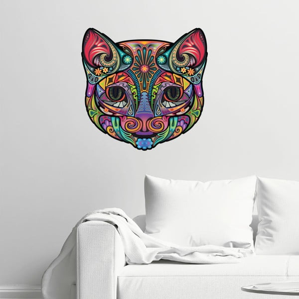 Autocolant Fanastick Multicolor Cat-image-1