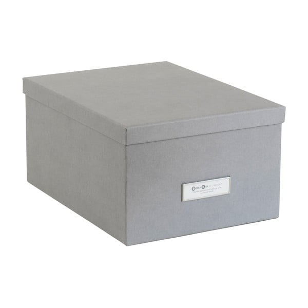 Set 3 cutii de depozitare Bigso Storage Box of Sweden Inge, gri-image-3